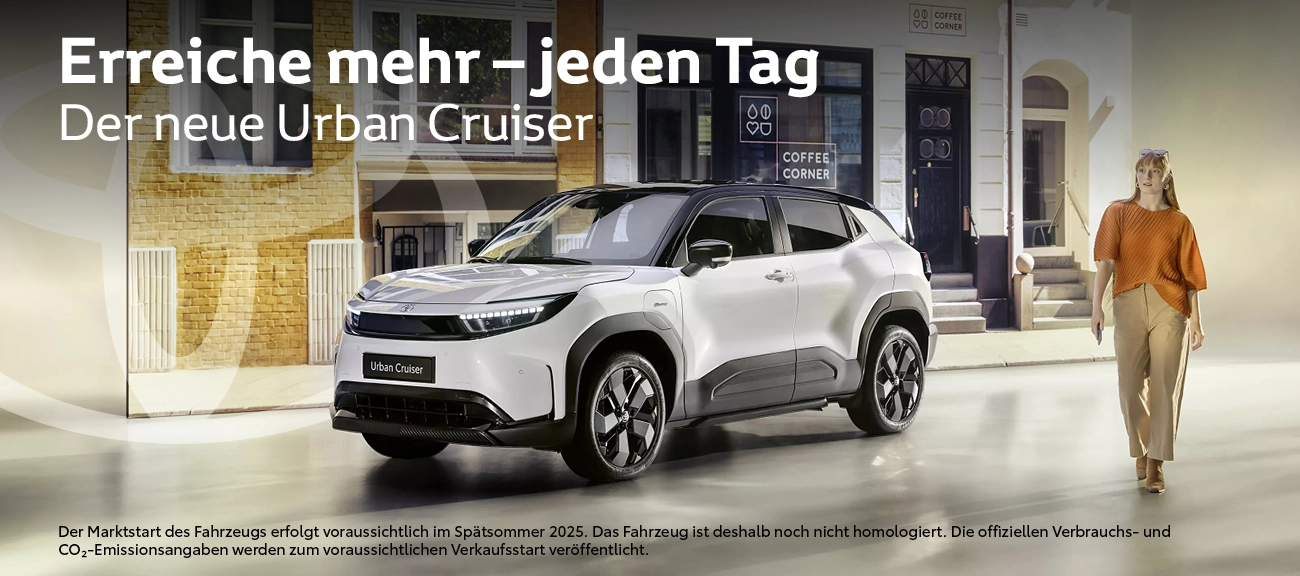 Slider Der neue Toyota Urban Cruiser
