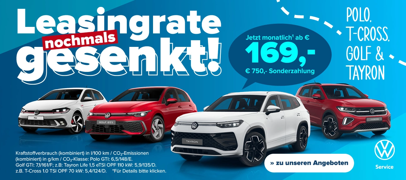 VW Plus Leasing Aktion
